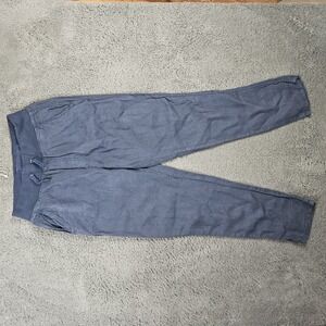 Paperbacks Linen Pants‎ Womens 29" OPBPT219 Blue Drawstring Waist Relaxed